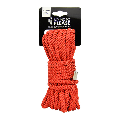 Bound to Please Silky Bondage Rope 10m Red