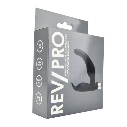 Rev-Pro Vibrating Prostate Massager with Perineum Stimulator