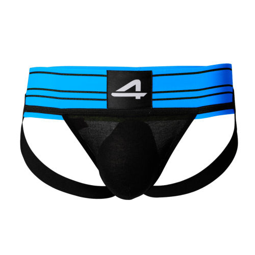 C4M Rugby Jockstrap Electric Blue Large