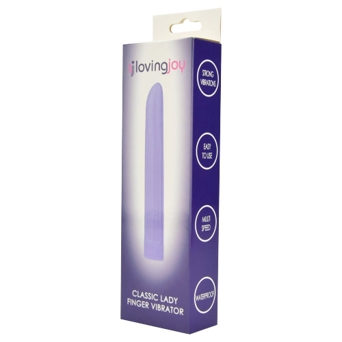 Loving Joy Classic Lady Finger Vibrator Purple