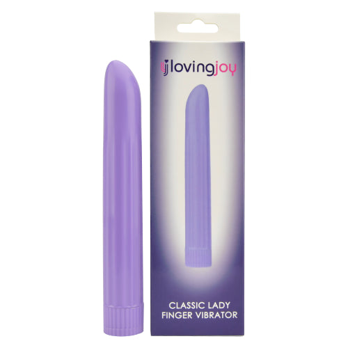 Loving Joy Classic Lady Finger Vibrator Purple