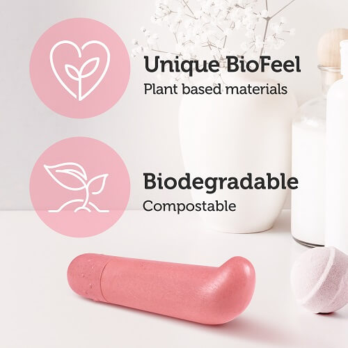 Gaia Biodegradable Eco G-Spot Vibrator Coral