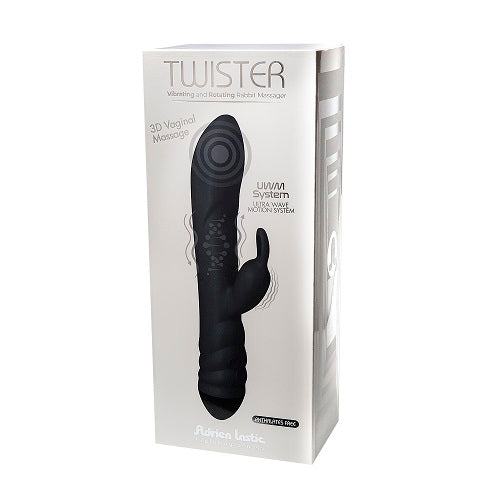 Adrien Lastic Twister Vibrating and Rotating Rabbit Massager