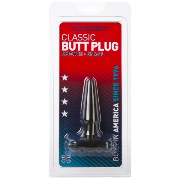 Doc Johnson Classic Butt Plug-small black